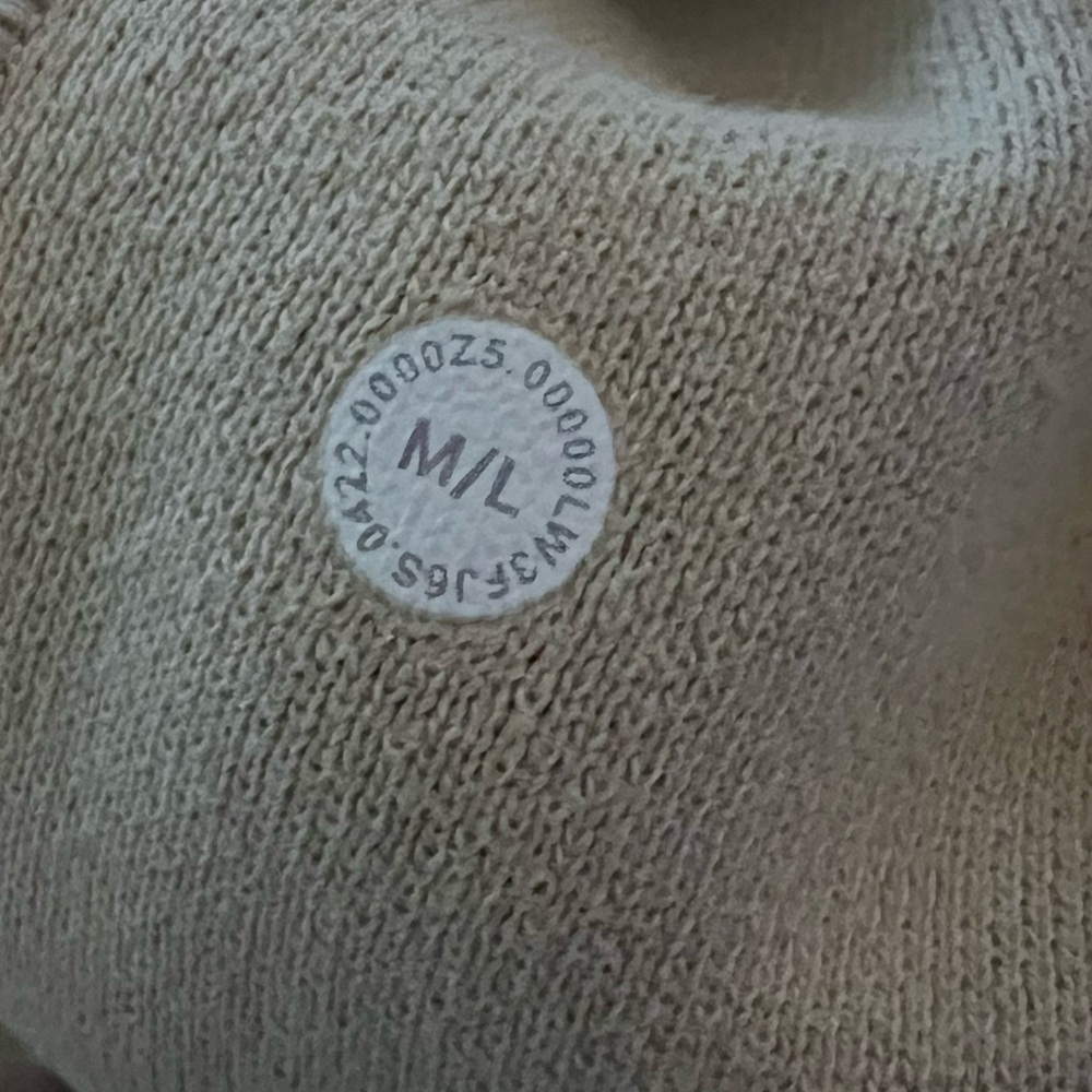 Beige tan Half-Zip Hoodie lululemon size medium large trench - Picture 11 of 11